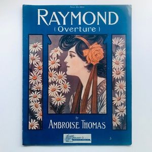 Overture to Raymond Antique Sheet Music
